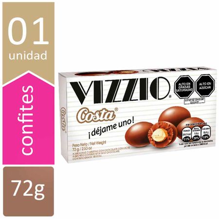 Chocolate Vizzio Caja 72g