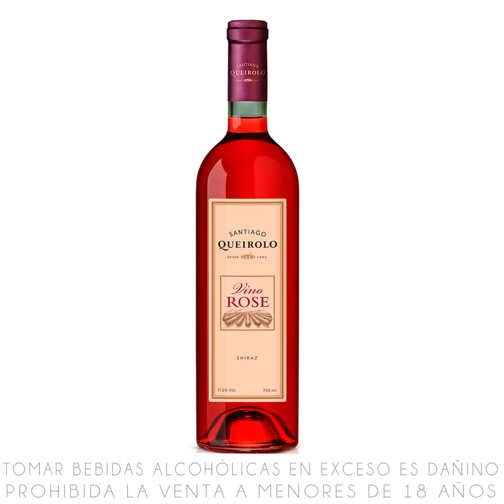 Vino  Santiago Queirolo Rose 750 ml