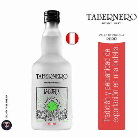 Pisco TABERNERO La Botija Italia Botella 700ml