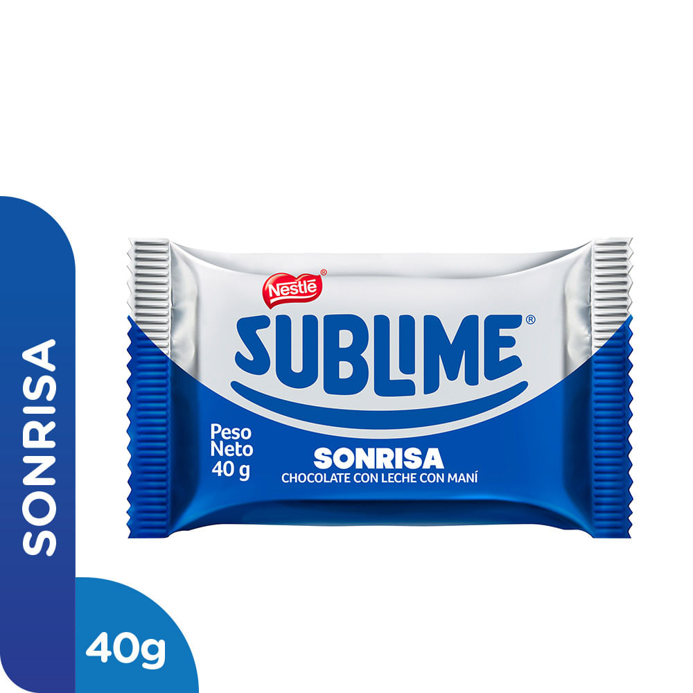 Chocolate Sublime Sonrisa 40g