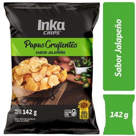 Papas Crujientes INKA CHIPS JalapeÃ±o Bolsa 142g