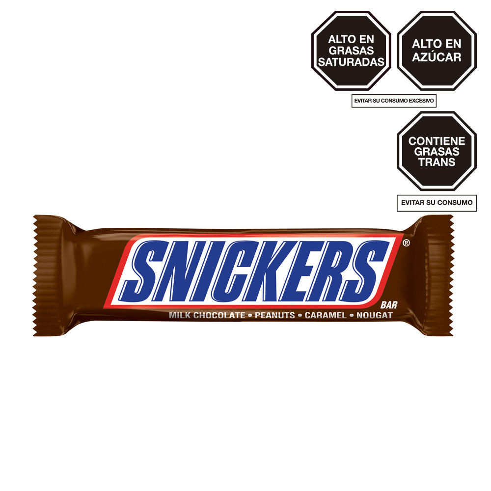 Chocolate SNICKERS De leche relleno con manÃ­ Barra 1.86Oz