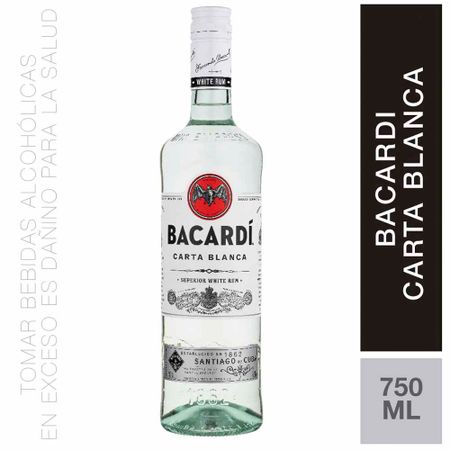 Ron BACARDÃ Blanco Botella 750ml