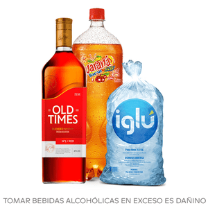 WHISKY OLD TIME 750ML + GUARANA 2LT + HIELO IGLU 1.5 KG SKU 15900388