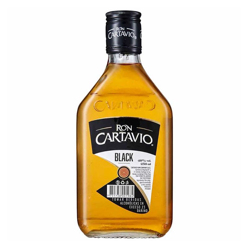 Ron CARTAVIO Black Botella 250ml