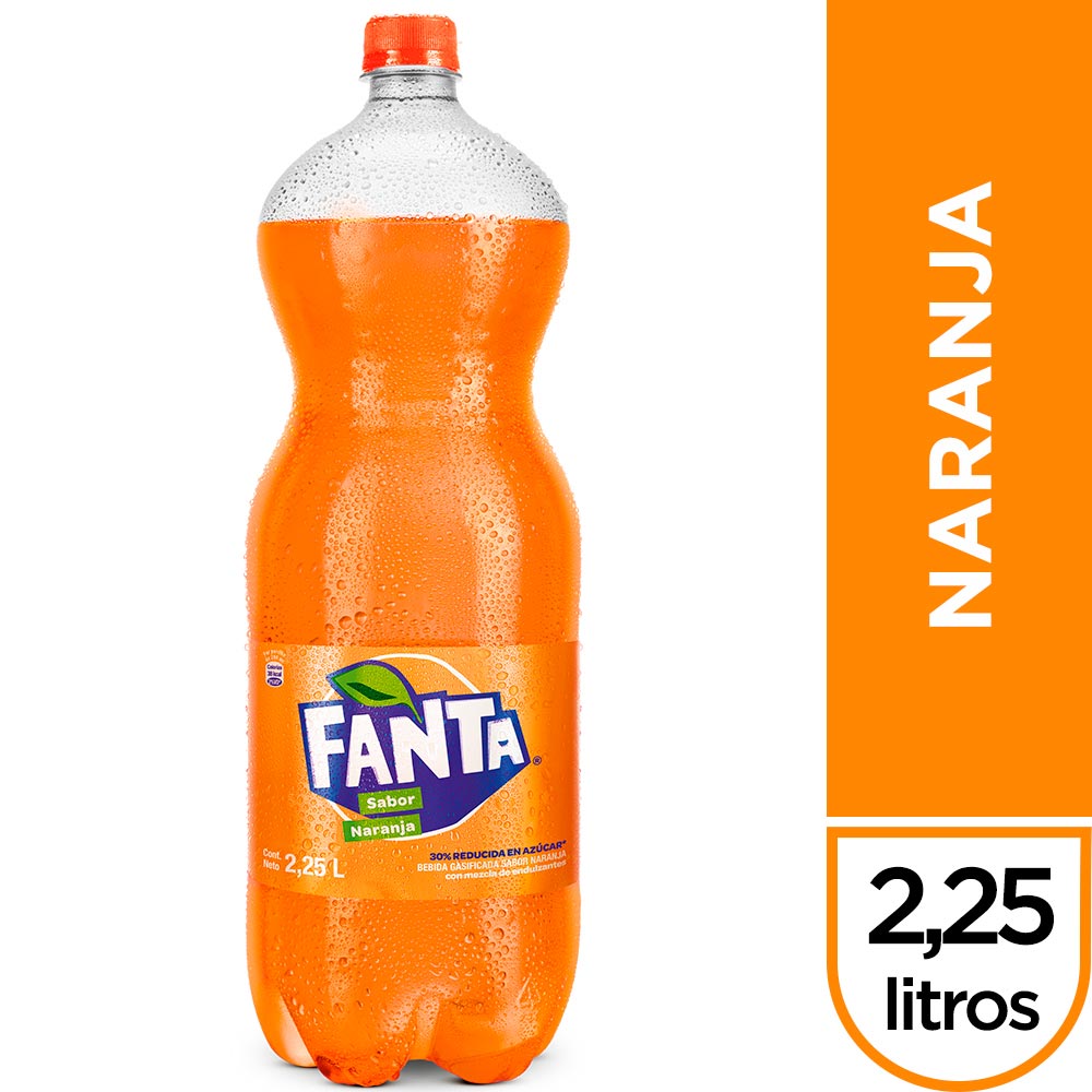 Gaseosa Fanta Naranja 2,25 Lt