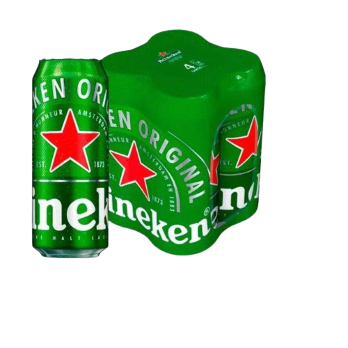 Cerveza Heineken Lata 500 ml FOUR PACK