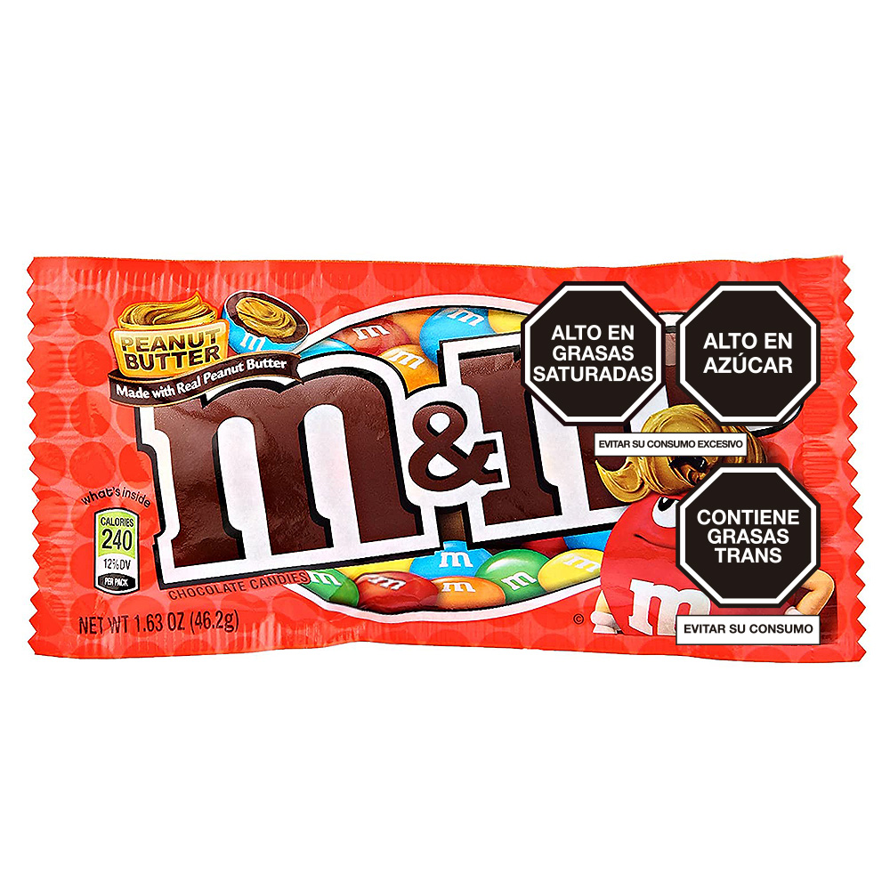 CHOCOLATE M & M PEANUT BUTTER 49.0G