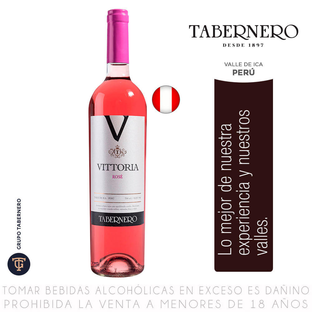 Vino Tabernero Vittoria  RosÃ©  750ml