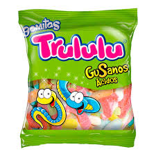 Gomitas Trululu gusanos acidos 90g