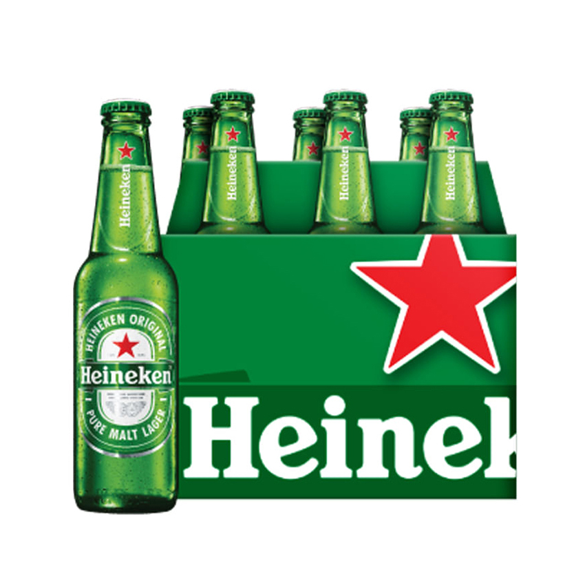 Cerveza HEINEKEN Botella 330ml SIX PACK