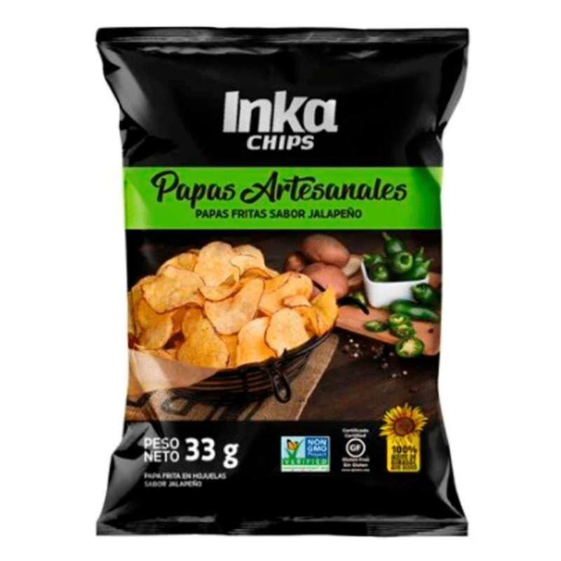 PAPAS INKA CHIPS  JalapeÃ±o 33 gr