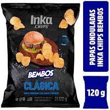 Papas Crujientes INKA CHIPS BEMBOS 120g