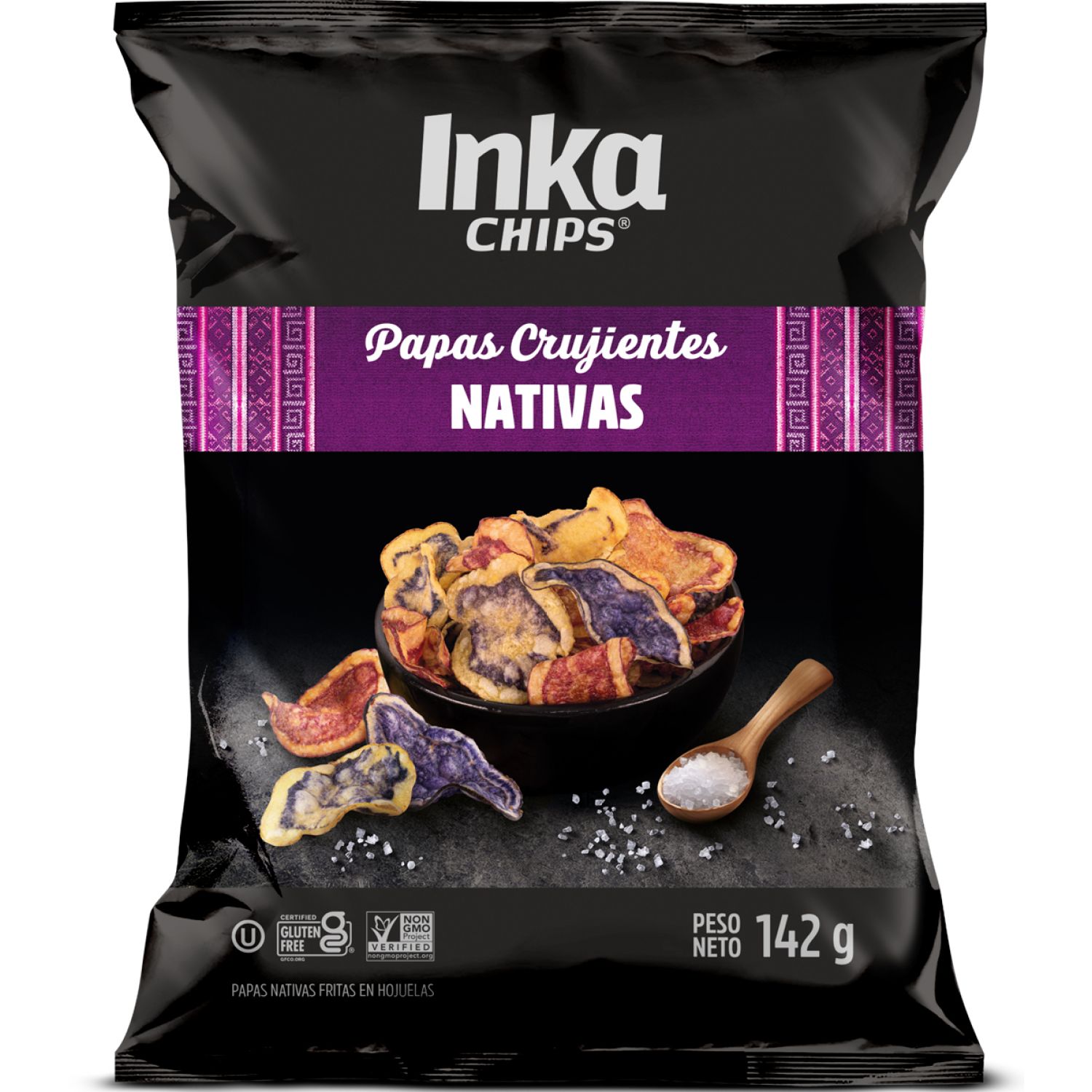 Papas Crujientes INKA CHIPS NATIVAS 142g